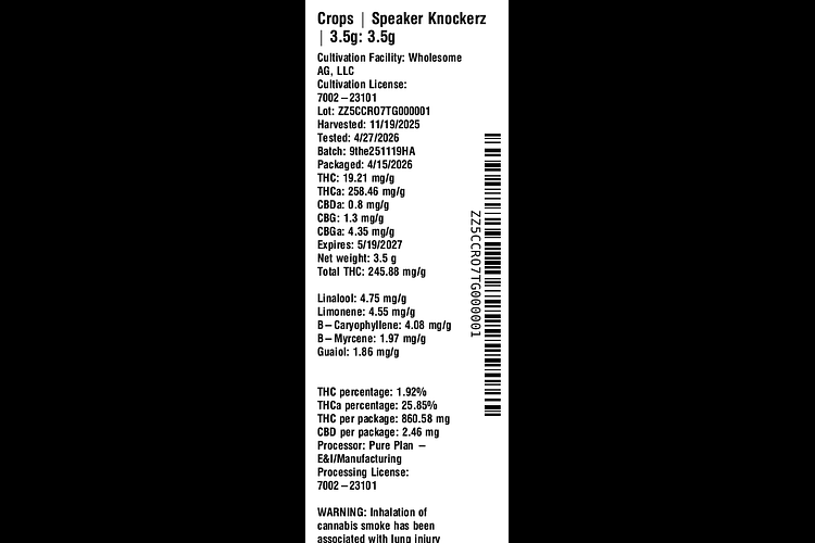 Speaker Knockerz by Crops
