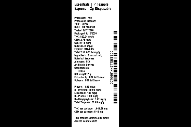 Pineapple Express by Essentials
