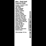 Peach Liquid Suspension by Wave