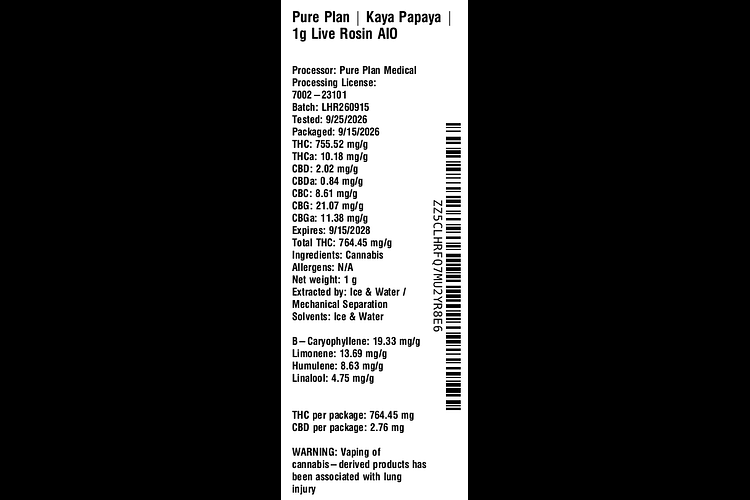 Kaya Papaya by Pure Plan