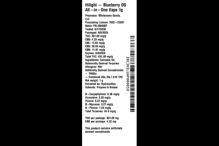 Blueberry OG by Hilight