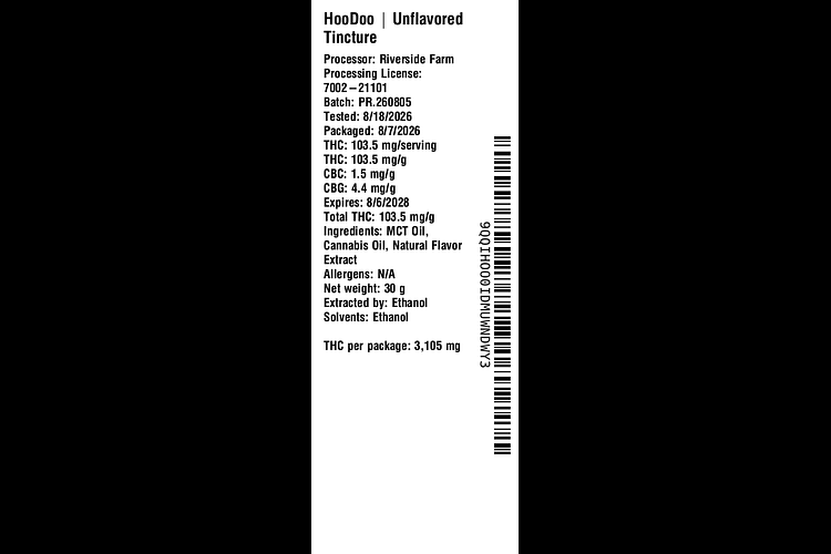 Unflavored High Dose by HooDoo