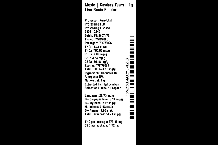 Cowboy Tears by Moxie