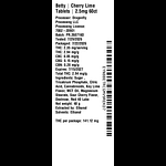 Cherry Lime Tablets | 2.5mg by Betty