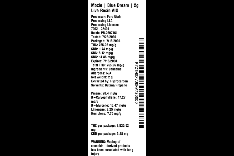 Blue Dream by Moxie