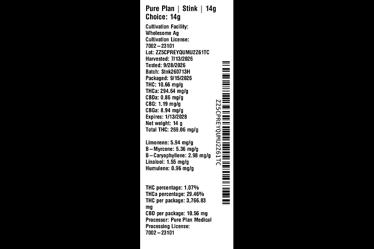 Stink by Pure Plan