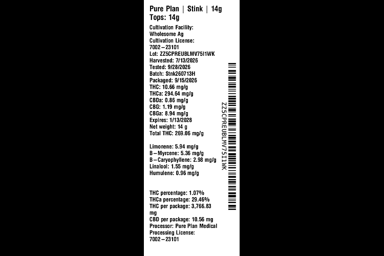 Stink by Pure Plan