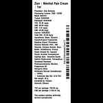 Menthol Pain Cream by Zion