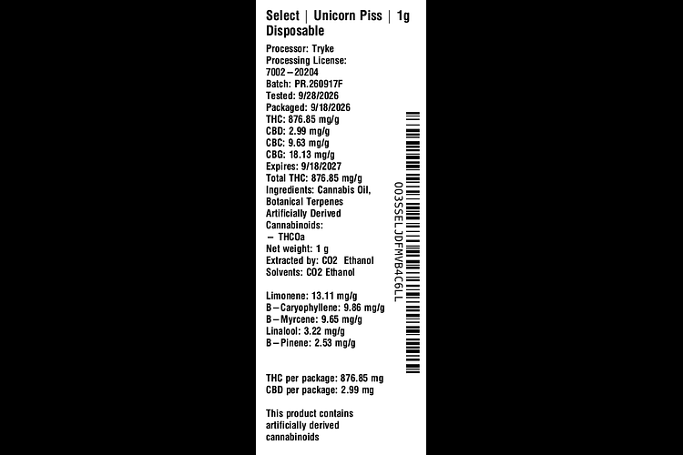 Unicorn Piss by Select