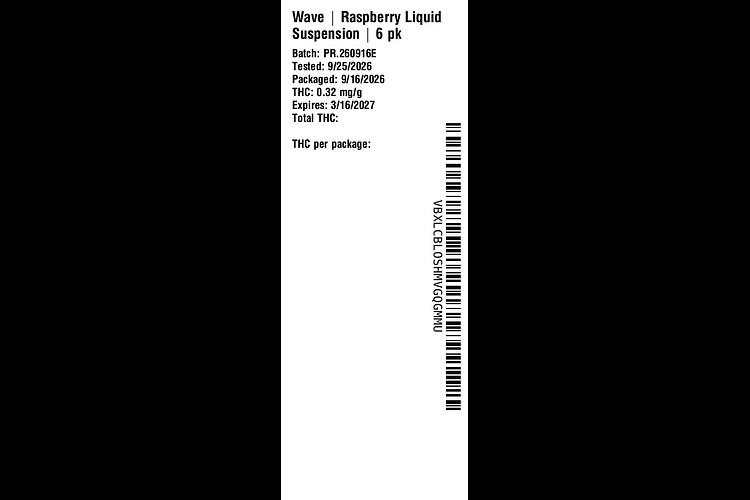 Raspberry Liquid Suspension by Wave