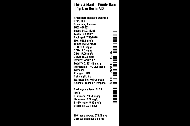 Purple Rain by The Standard