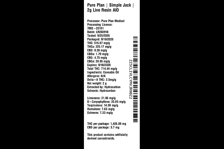Simple Jack by Pure Plan