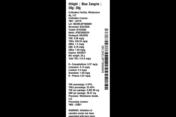 Blue Zangria by Hilight