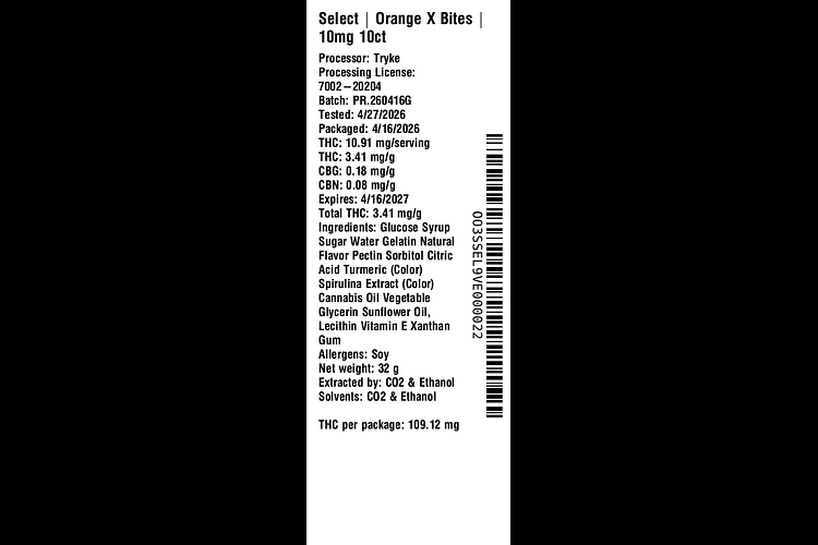 Orange X Bites by Select