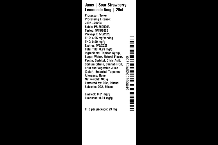 Sour Strawberry Lemonade by Jams