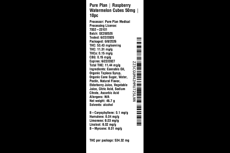 Raspberry Watermelon by Pure Plan