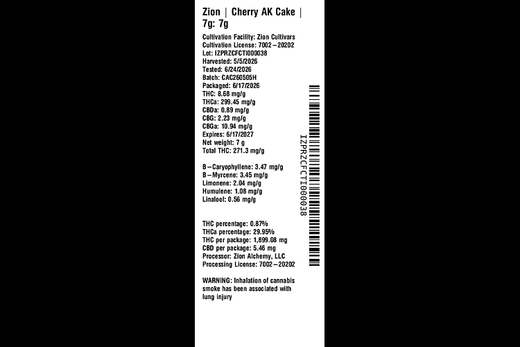 Cherry AK Cake by Zion