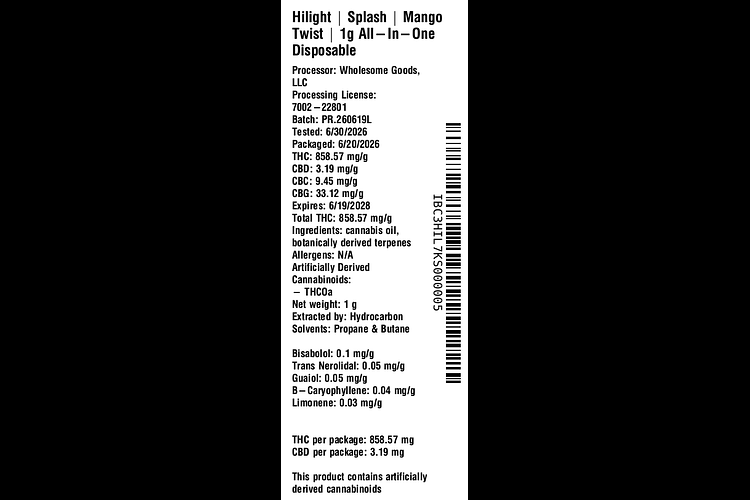 Splash - Mango Twist by Hilight