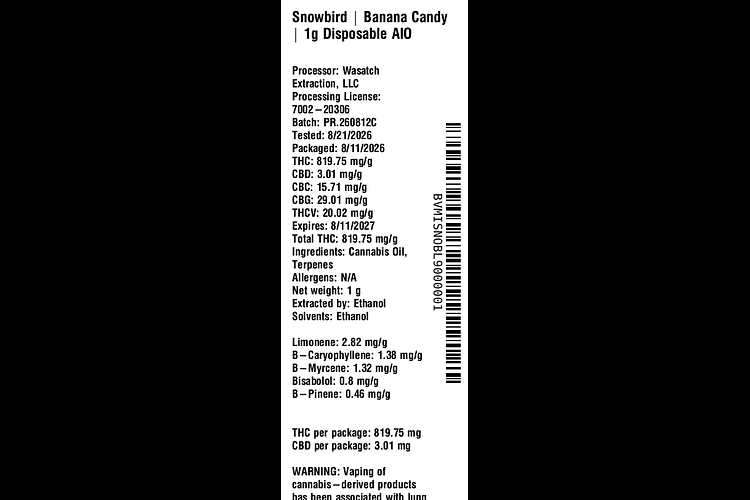 Banana Candy by Snowbird