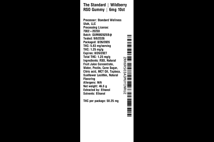 Wildberry RSO by The Standard