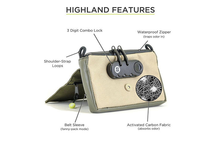 Highland 3.0 Olive Case by Stash Logix