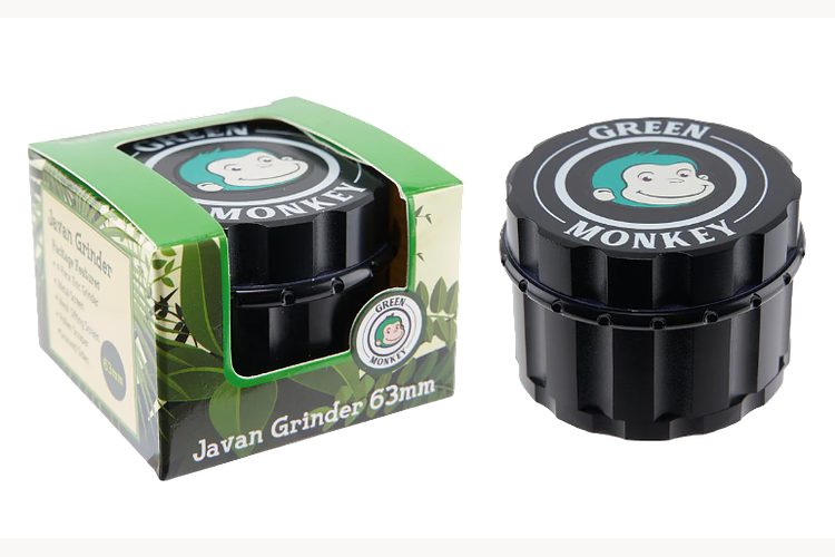 Javan 63mm 4pc Grinder by Green Monkey