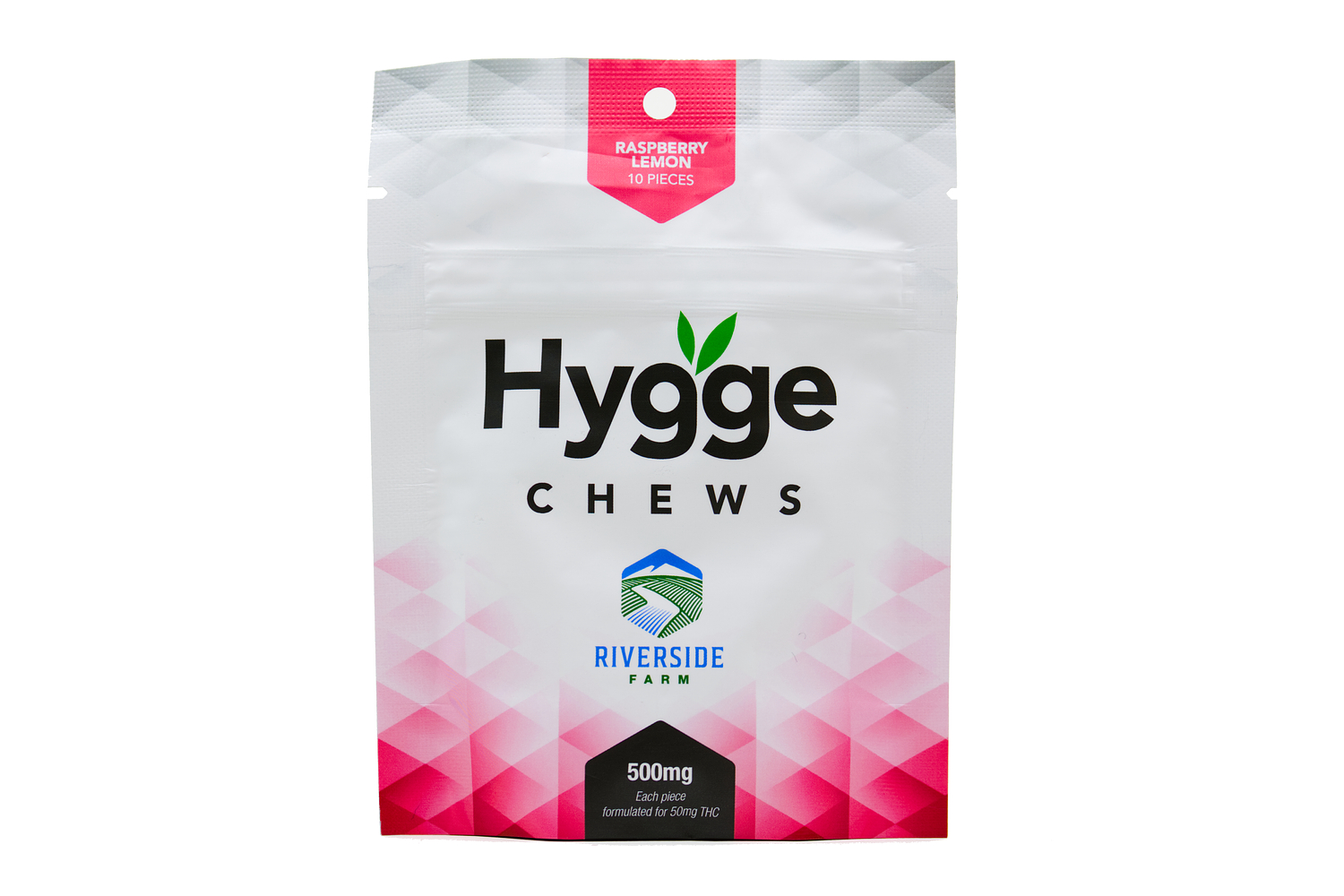 Riverside Farm Raspberry Lemon Hygge Chews 500mg THC WholesomeCo