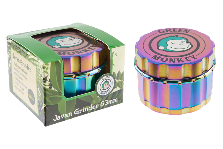 Javan 63mm 4pc Grinder by Green Monkey