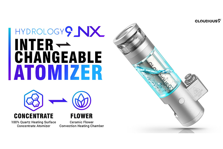 Hydrology9 NX Flower & Concentrate Vaporizer by Cloudious9