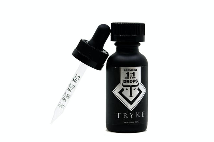 Premium 1:1 CBD & THC Drops 250mg Lemon Tincture by Tryke