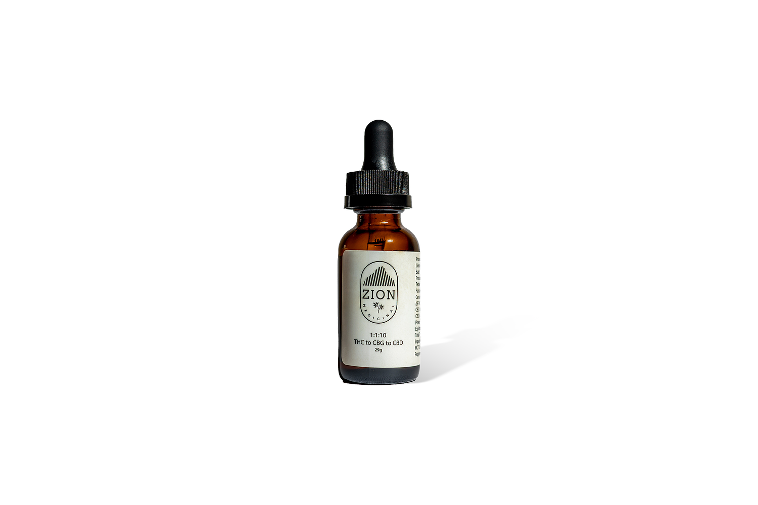 Zion 1:1:10 THC:CBG:CBD Tincture | WholesomeCo