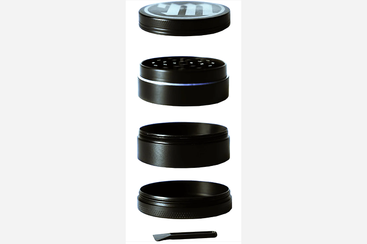 Black 4-Piece Grinder by Myster