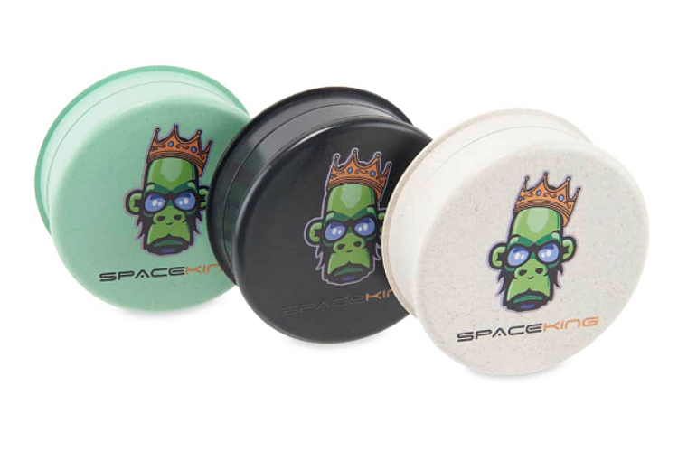 Biodegradable 63mm 3 Piece Grinder by Space King