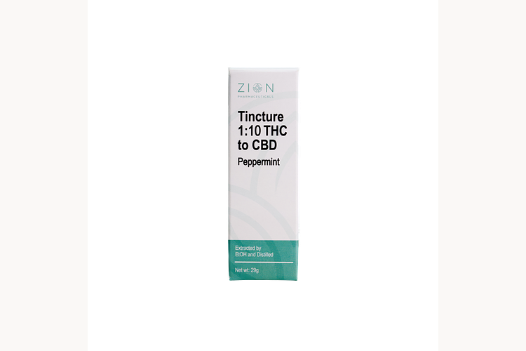 1:10 THC:CBD Peppermint Tincture by Zion