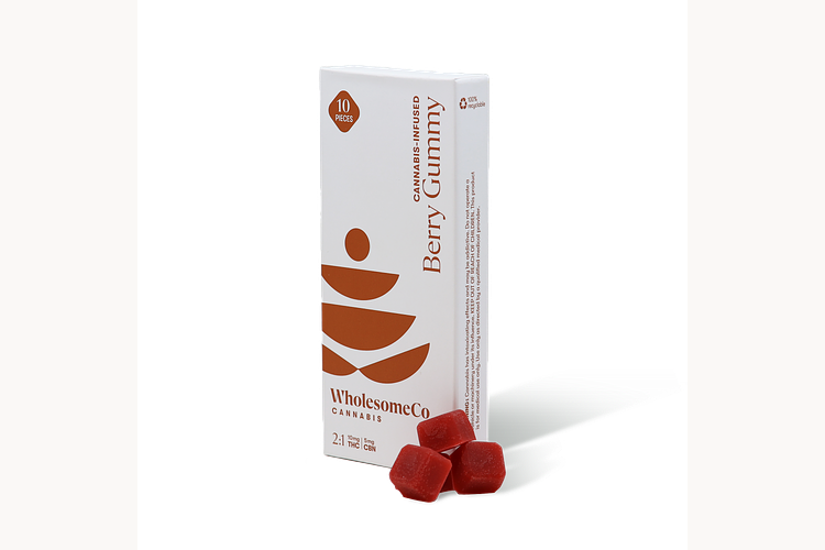 2:1 THC:CBN Berry Gummies by WholesomeCo