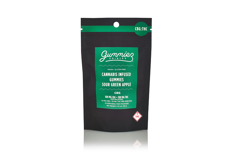 Sour Green Apple 1:1 THC:CBG by Gummiez
