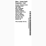 Lemon Liquid Suspension by Wave