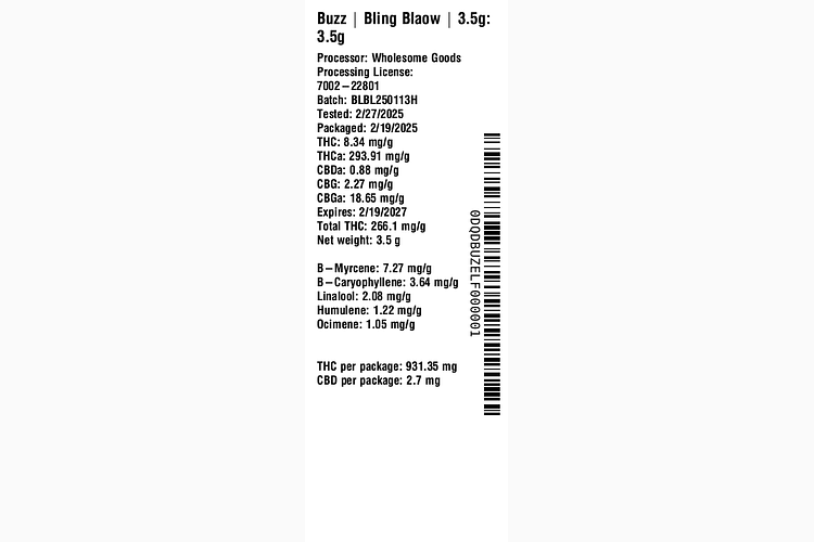 Bling Blaow by Buzz