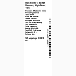 Lemon Raspberry High Dose by High Variety