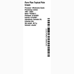 Pain Cream by Pure Plan