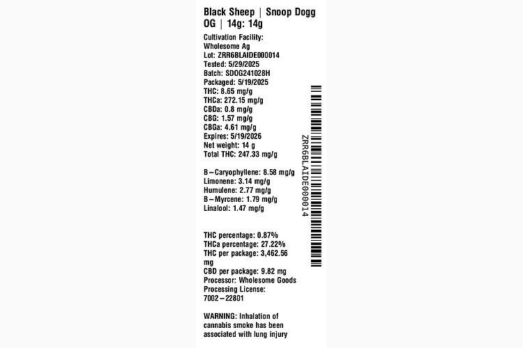 Snoop Dogg OG by Black Sheep