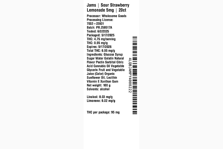 Sour Strawberry Lemonade by Jams