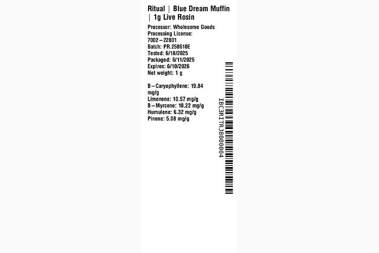 Blue Dream Muffin by Ritual
