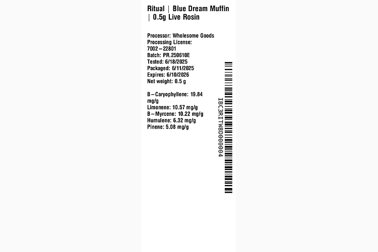Blue Dream Muffin by Ritual