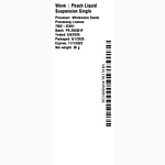Peach Liquid Suspension by Wave