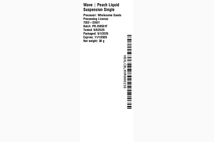 Peach Liquid Suspension by Wave