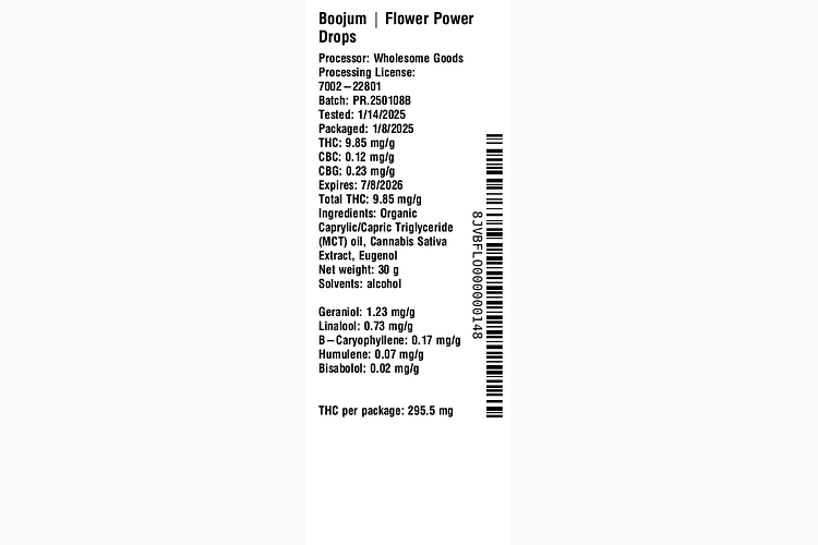 Flower Power Drops by Boojum