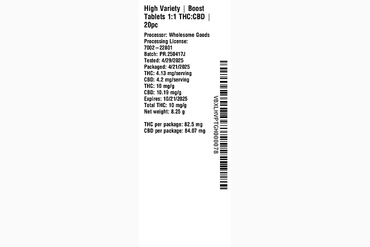 Boost by High Variety