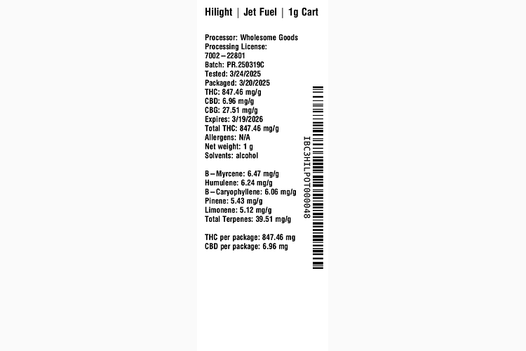 Jet Fuel by Hilight