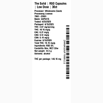 Low Dose RSO Capsules by The Solid